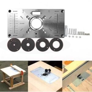 Mesa Router Multifuncional Inserto Placa Carpintaria