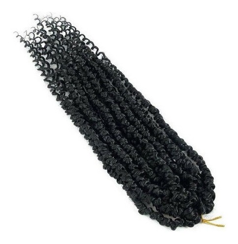 Aplique Cabelo Com Cachos Em Crochê De Ondas De Agua 3 Pcs - Imagem 3
