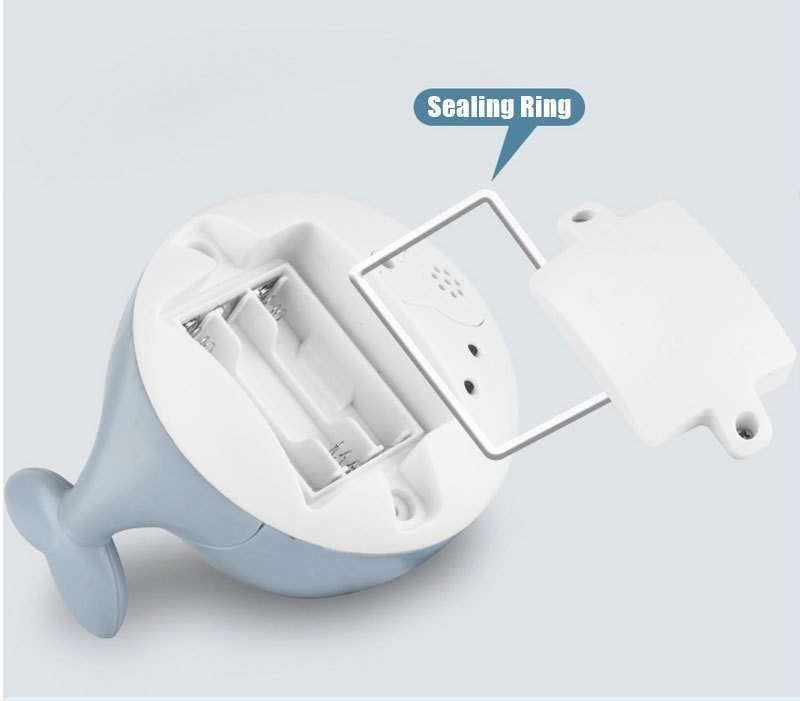 Brinquedos De Banho De Baleia Reação De Água Piscando 1pc - Imagem 7