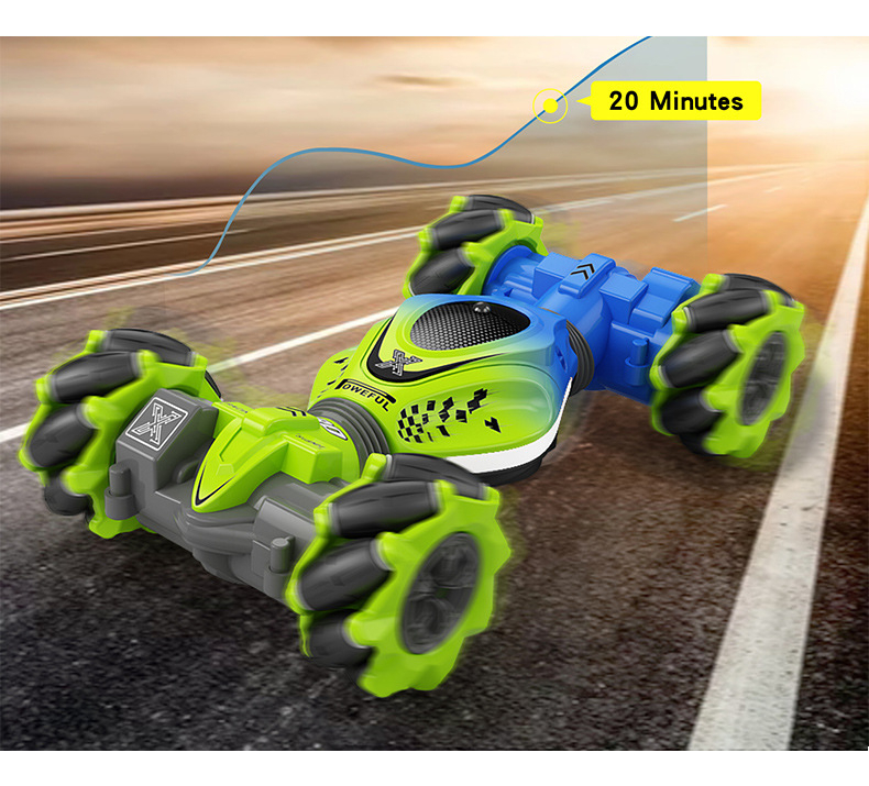Carro De Brinquedo De Indução Por Gestos Mini Stunt Twist Ca - Imagem 4
