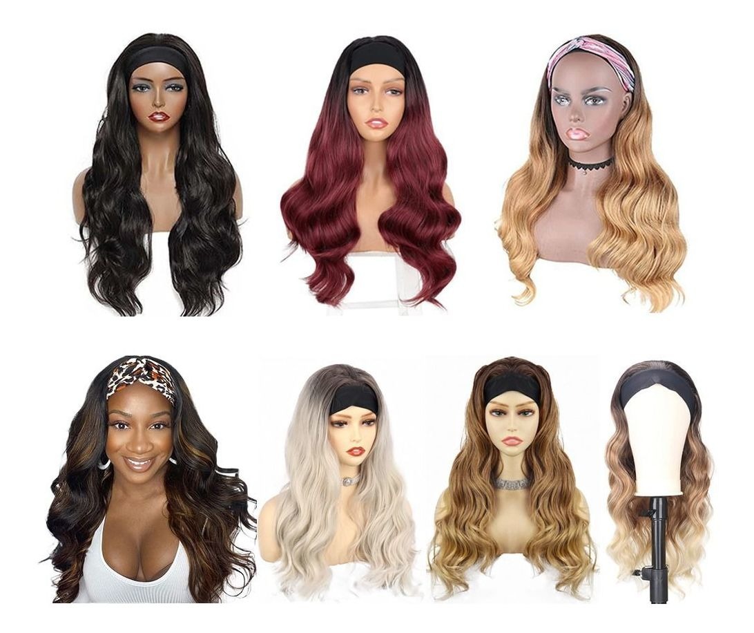 Faixa De Cabeça Peruca Hairband Wighigh Quality Fashion Wome - Imagem 7