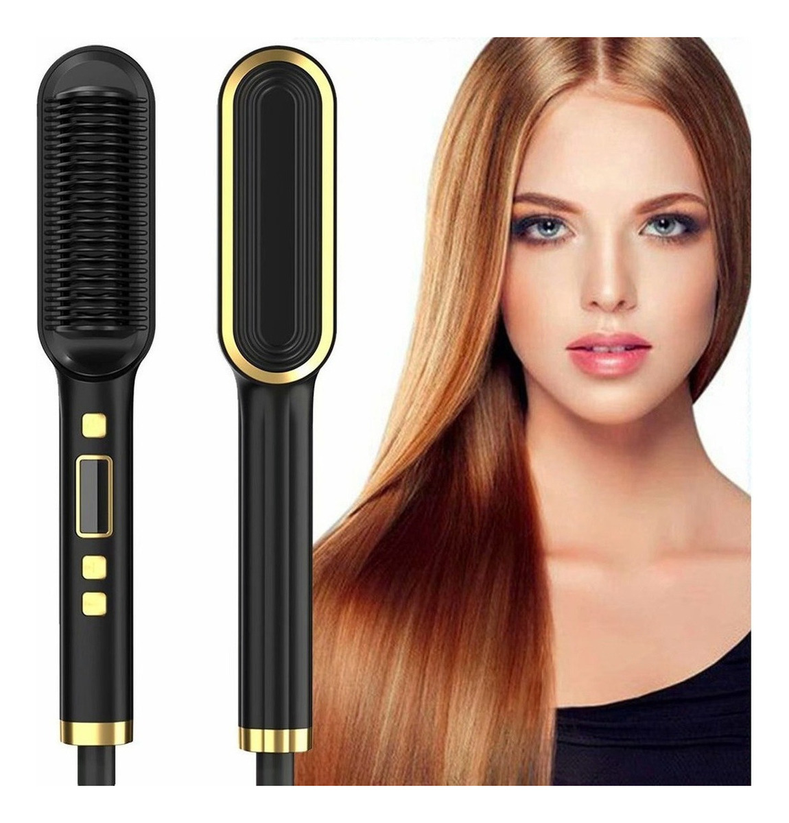 Basiqe Sleek Gold Escova Anion Cabelo Escova Basiqe Elegante