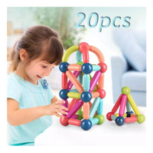20pcs Magnetic Stick Building Blocks Jogo Ímãs Conjunto