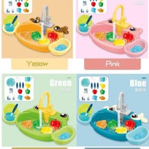 Pia De Cozinha Infantil Acqua Brink Com Acessórios Sai Água