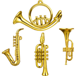 Brinquedos Infantis, 4 Peças, Mini Instrumento Musical, Saxo