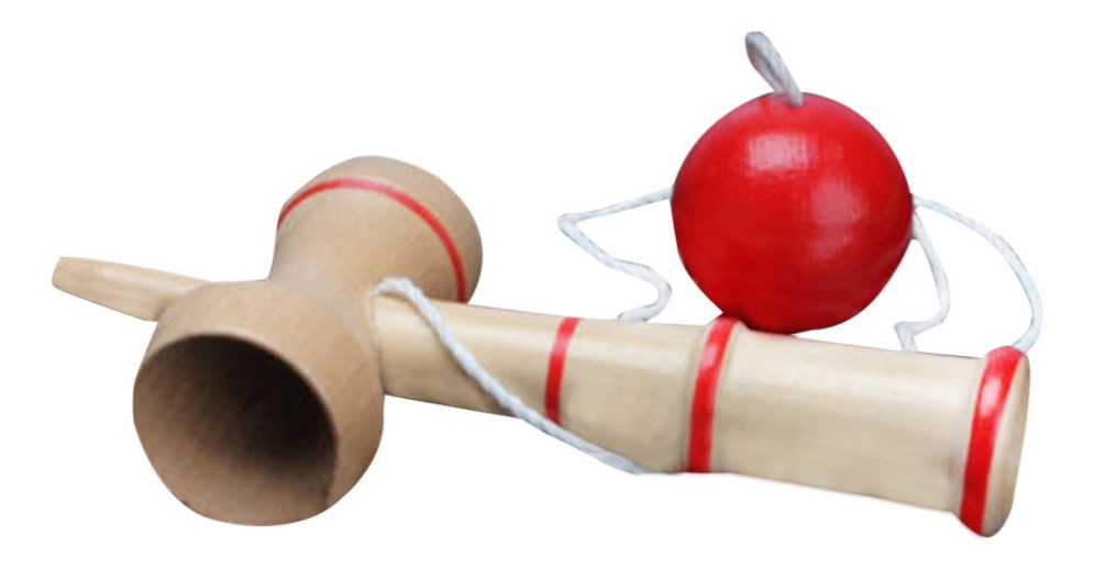 Brinquedos Infantis Kid-kendama-ball-japanese-traditional-wo - Imagem 4