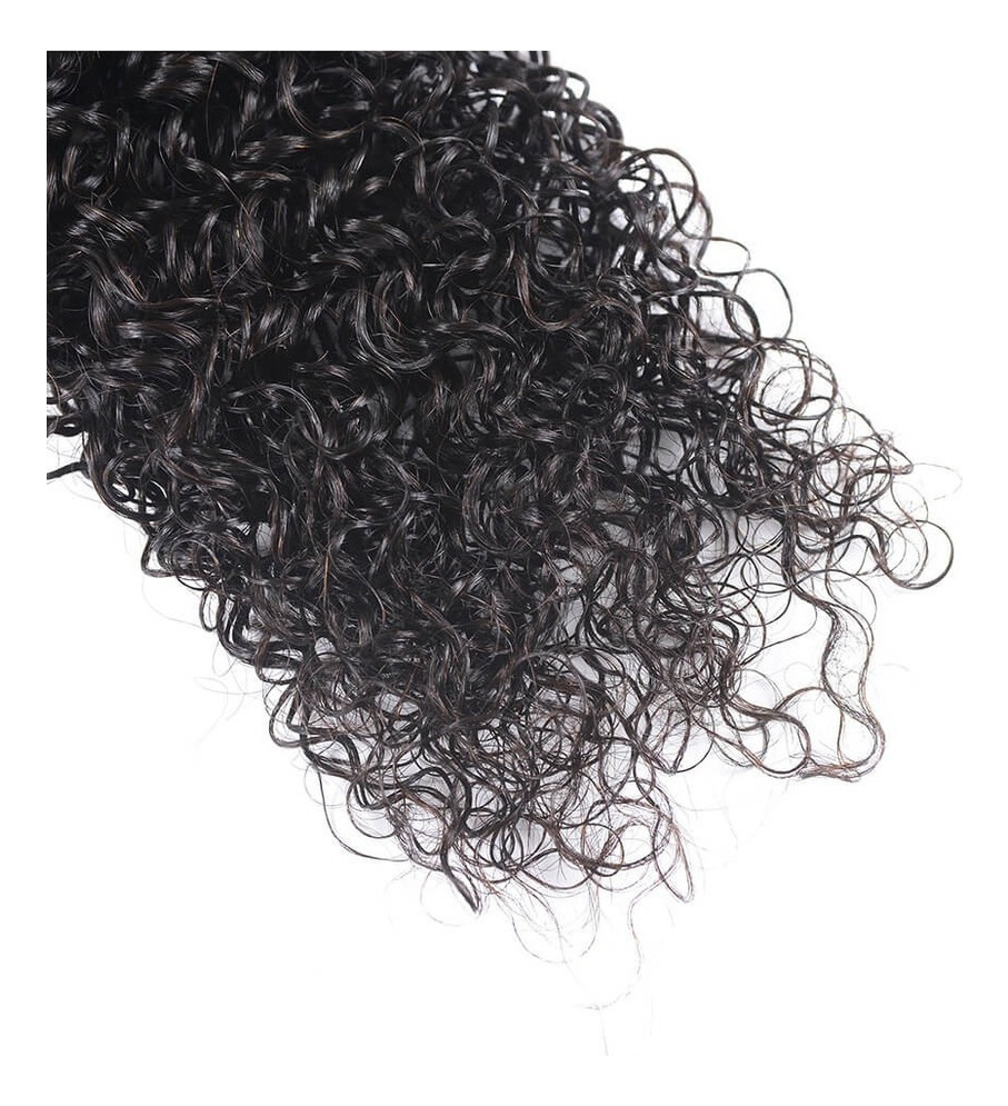 Peruca Cabelo Humano Virgem Longo Encaracolado 50cm 100g - Imagem 5