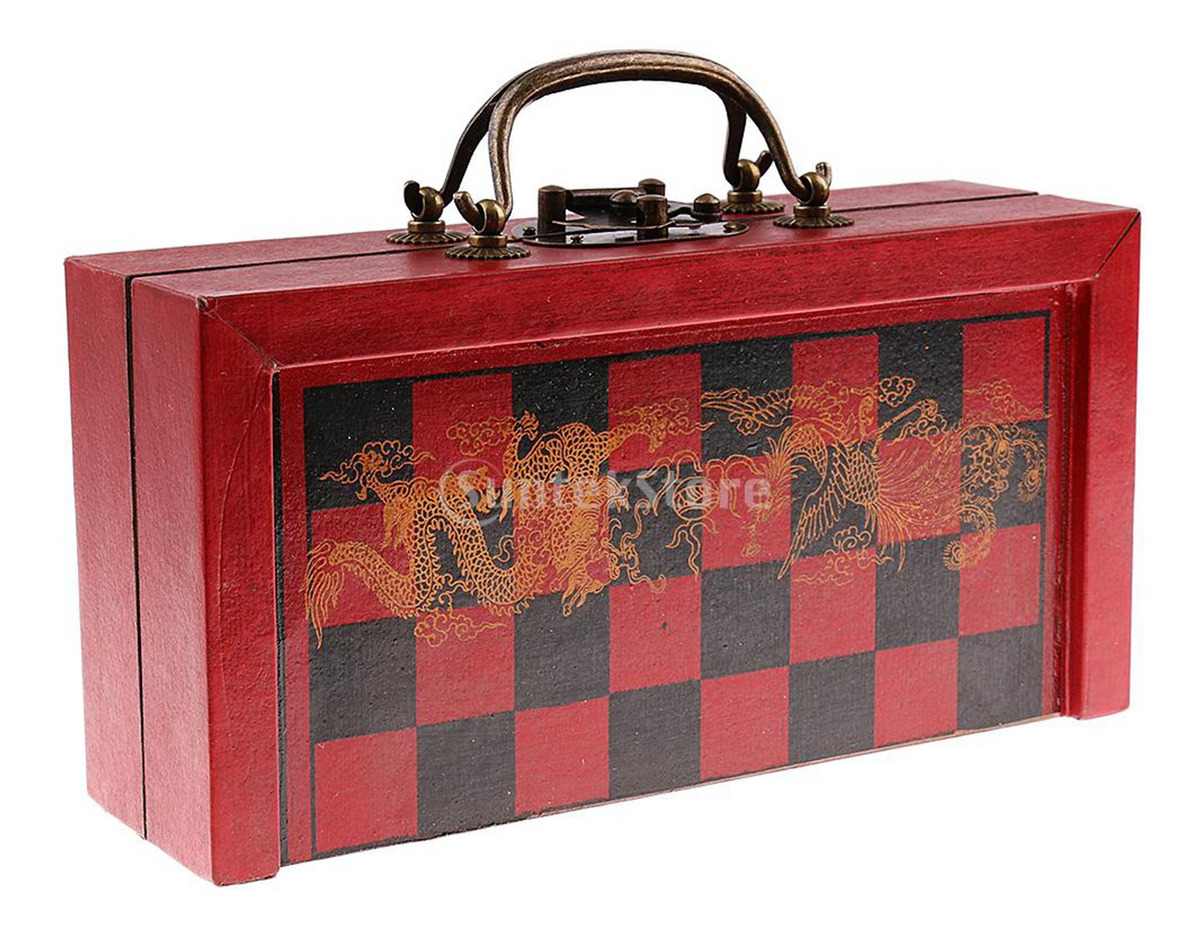 Viagens Xadrez Conjunto Brasil Figuras Antigas Chessman - Imagem 7