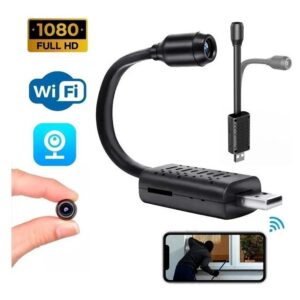 Mini Câmera Hidden Usb Wifi Spy Gravando Áudio Discreto