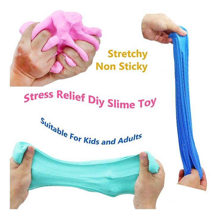 12 Peças De Brinquedos Infantis Pine Mud Fluffy Floam Slime - Imagem 5