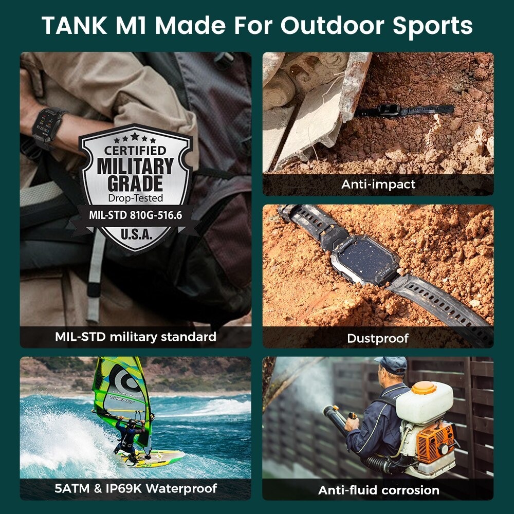 Smartwatch Masculino Para Esportes Ao Ar Livre Lok - Imagem 8