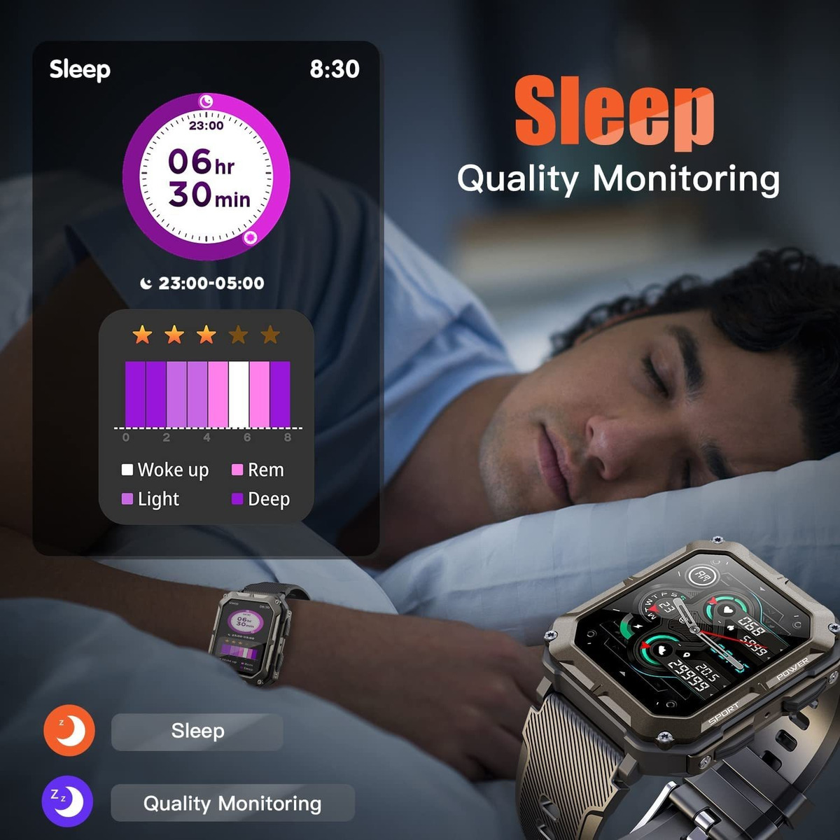 Smart Watch Sport Watch Answer/make Call Fitness Tracker - Imagem 5