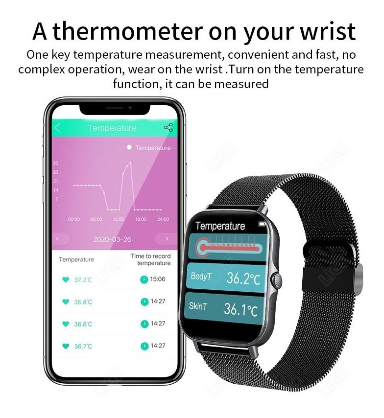 Smartwatch Bluetooth Esportivo À Prova D'água - Imagem 24