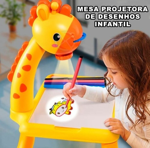 Mesa De Desenho Com Imagens De Projetor Educação Infantil - Imagem 4