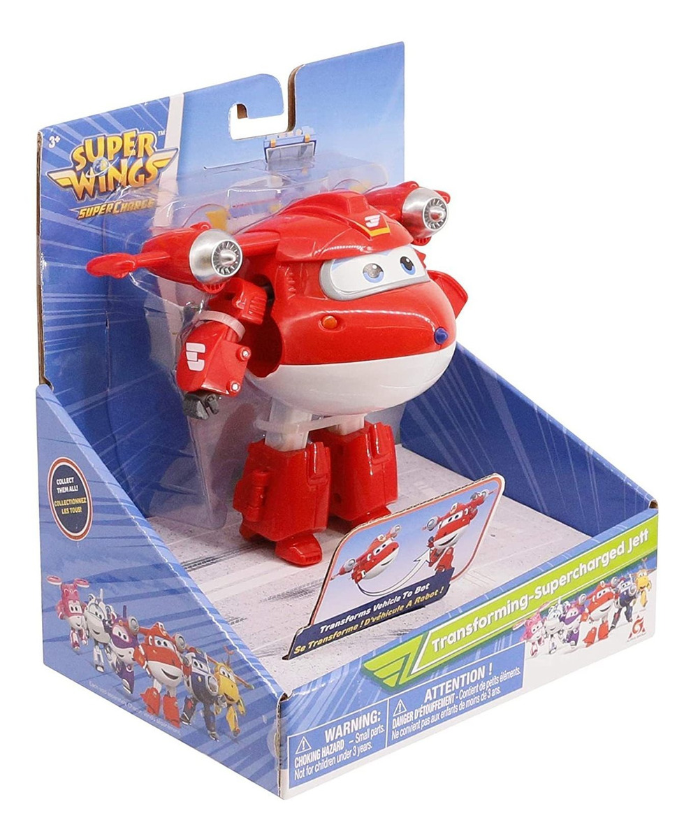 Super Wings 5 Transformando Avião Jett Supercharged - Imagem 4
