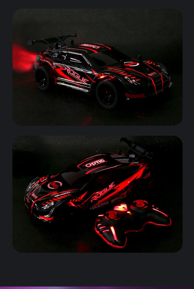 Carro De Brinquedo Rc Spray Drift Carro De Corrida 3002a - Imagem 10
