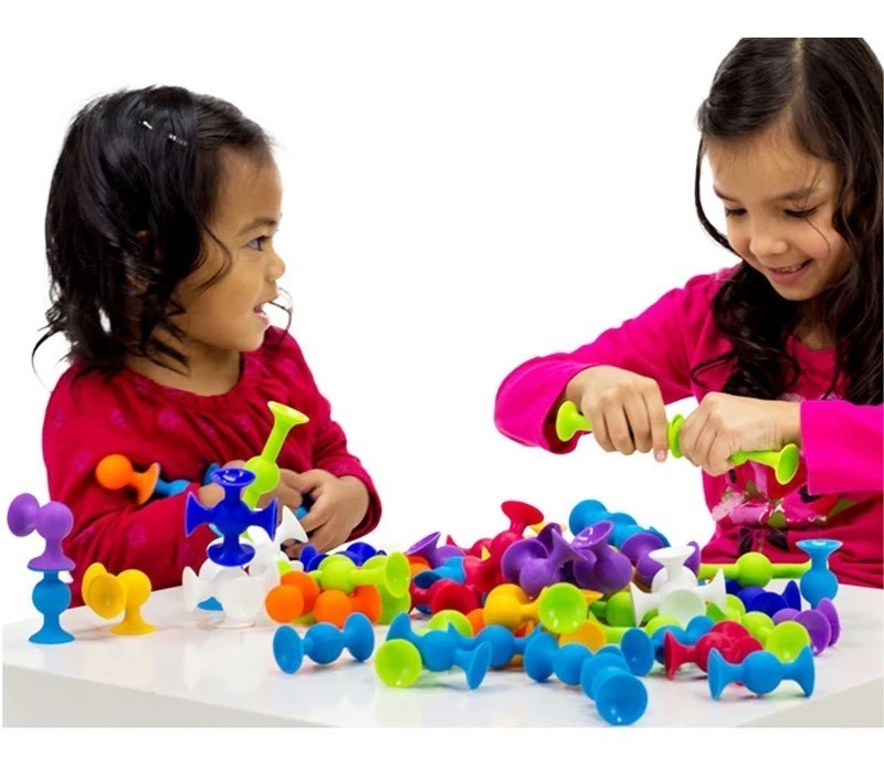 Brinquedos De Costura Com Ventosa Infantil 33 Unidades