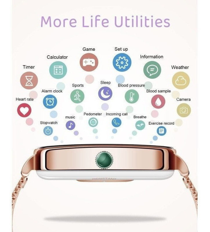 Smartwatch Impermeável Para Mulheres - Imagem 5