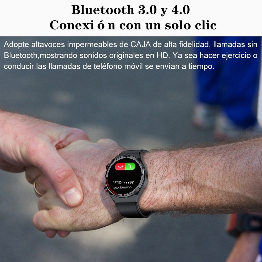 Novo Smartwatch Bluetooth Call, Moderno, Masculino, - Imagem 2