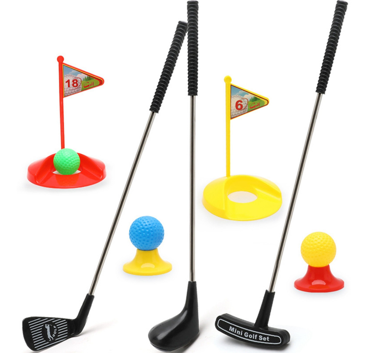 Conjunto De Golfe Infantil I, Tacos De Golfe De Brinquedo Nv - Imagem 2