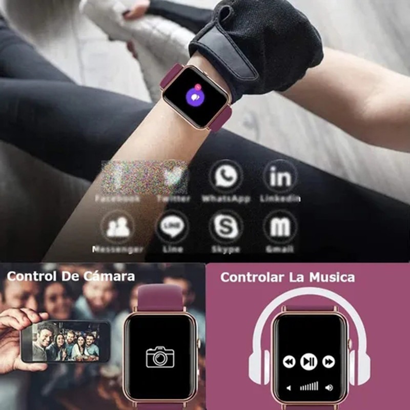 Para Xiaomi Huawei iPhone Ladies Smart Watch Sports - Imagem 4