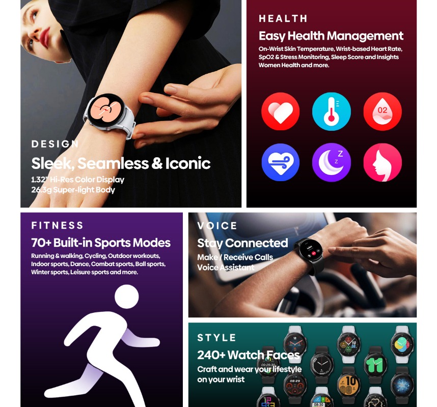 Smartwatch Zeblaze Gtr 3 À Prova D'água Ao Ar Livre - Imagem 12