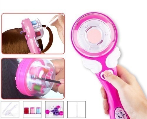 Cabelo Trançado Mágico Brinquedos Infantis Beleza Cabelo - Imagem 3