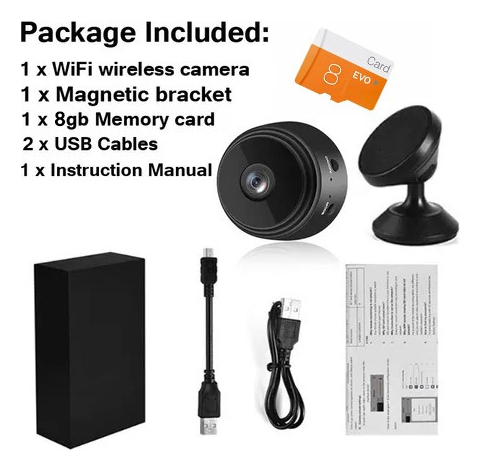 Câmera Espiã Mini Hd Detecta Micr Motion - Imagem 3