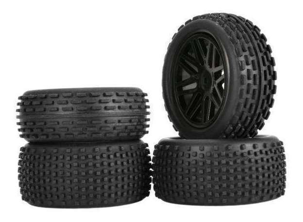 Pneus De Roda Universal 2x4pcs Para Wltoys 1/10 Truck Diy