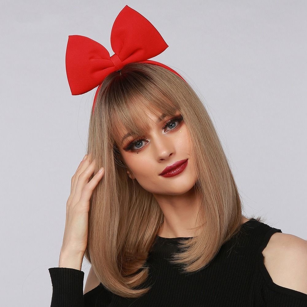 Cabelo Loiro Curto Perucas De Cabelo Curto Cabelo Liso Peruc - Imagem 20