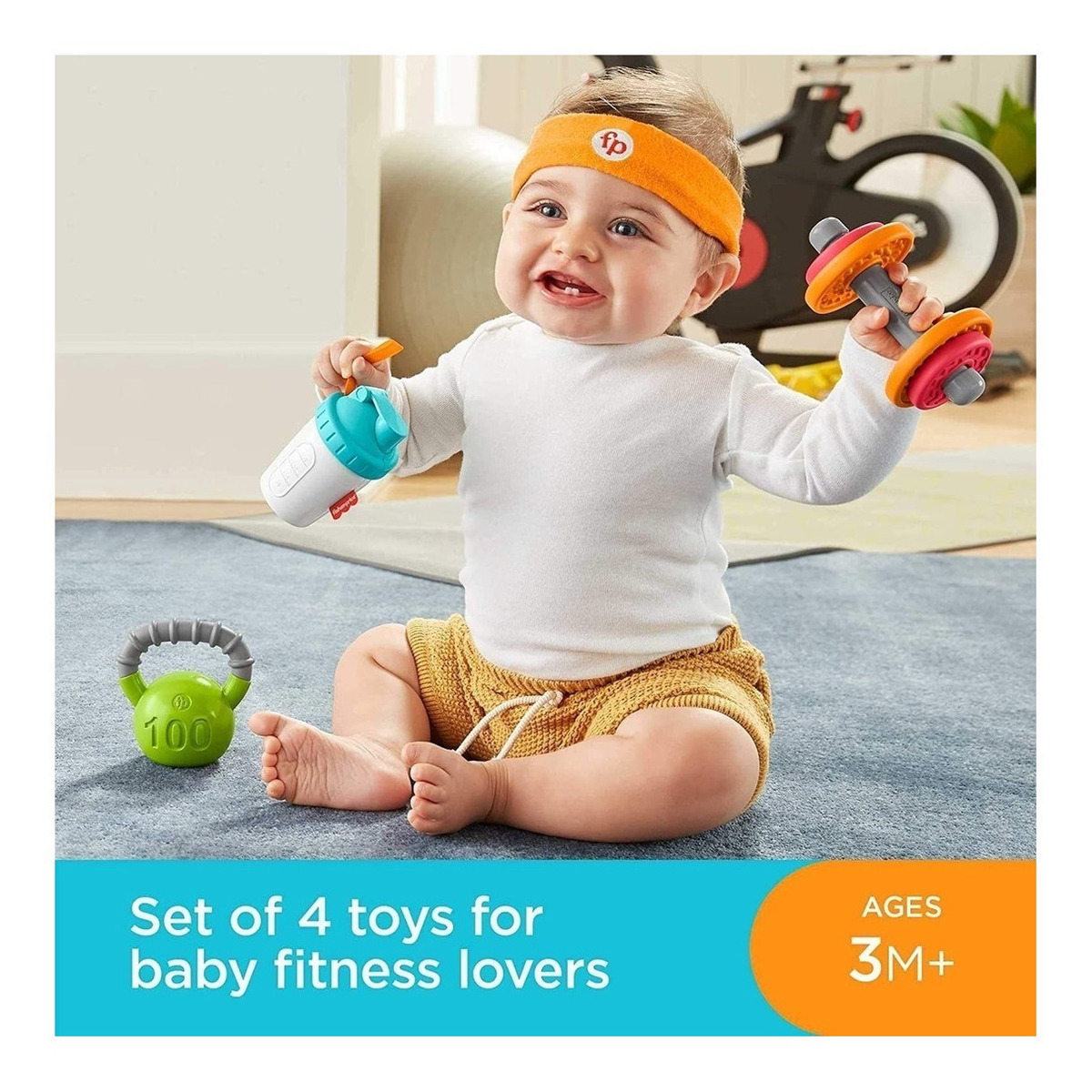 Fisherprice Baby Biceps Gift Set 4 Brinquedos De Beb - Imagem 2