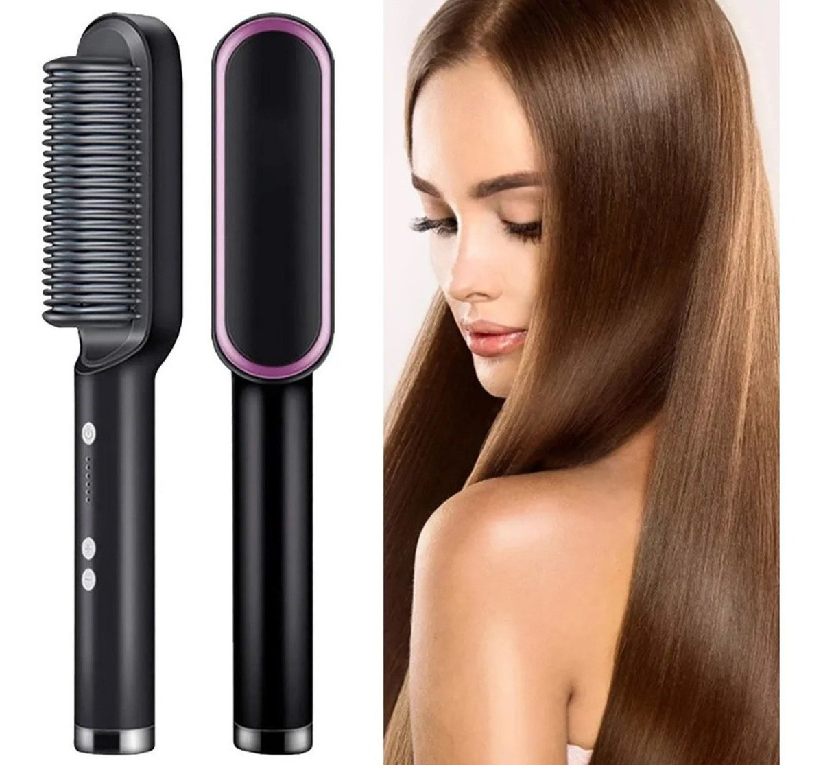 Escova De Alisador De Cabelo Escova De Alisamento De Pente Q