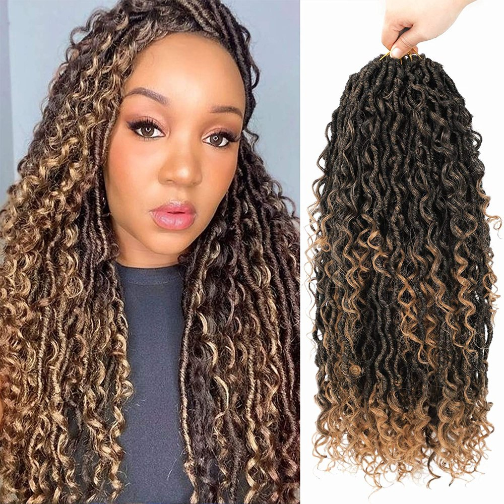 Crochet Cabelo Peruca Tranças Sintéticos Extensão Da Trança - Imagem 10