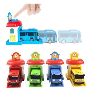 Conjunto De Carro De Brinquedo Infantil 4pcs Tayo Bus