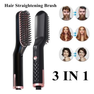 Chapinha Pente Alisador Modelador Barba E Cabelo Masculino