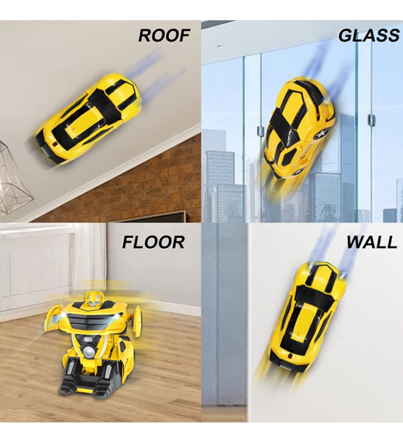 Controle Remoto De Escalada De Parede Car Transform Robot - Imagem 2