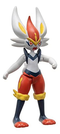 O Pacote Pokémon Battle Figure 2 Inclui Cinderace De 45 Pole - Imagem 4