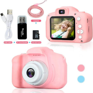 Câmera Digital Infantil 1080p+8gb Card