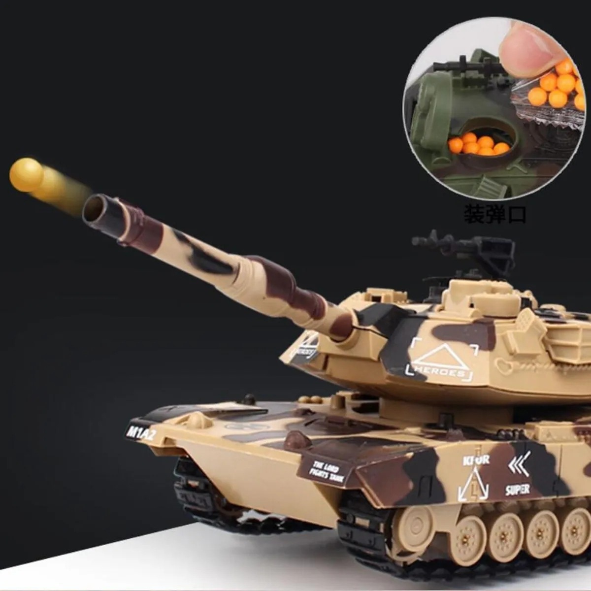 Modelo De Carro De Brinquedo Interativo De Tanque De Batalha - Imagem 10