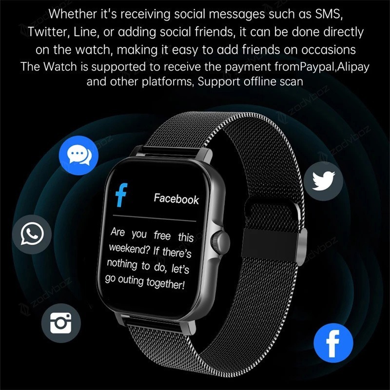 Smartwatch L21-1 Chamada Bluetooth - Imagem 6