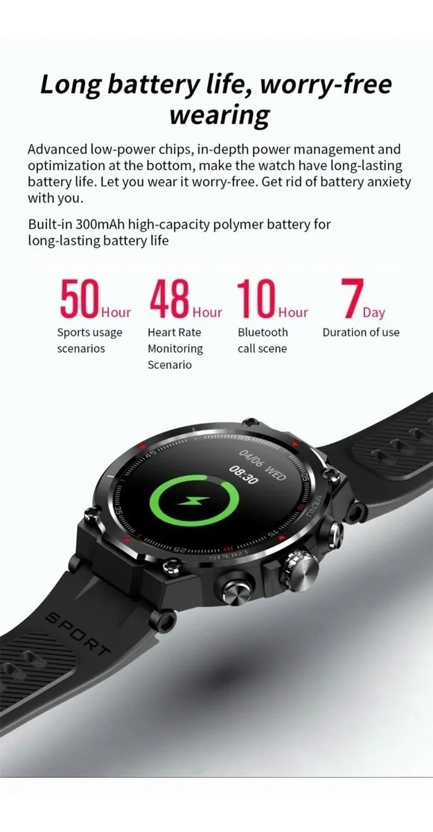 Para Xiaomi Huawei Relógio De Esportes Bluetooth Inteligente - Imagem 10