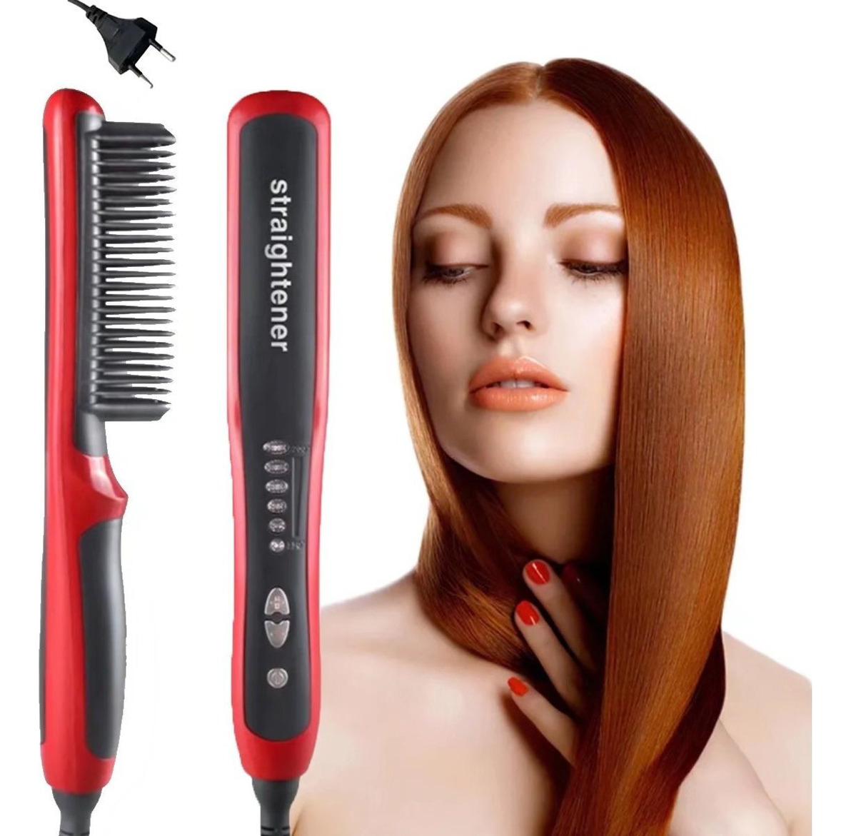 Escova Anion Alisadora De Cabelo Basique Elegante Chapinha