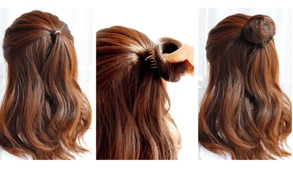 Bagunçado Bun Fácil Clipe Peruca Agarrando Clipe Hairhair Cu - Imagem 5