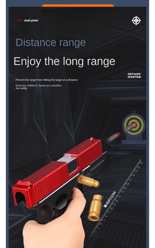 Brinquedo Infantil Shell Ejection 1911 Pistol Boy Toy Explos - Imagem 6