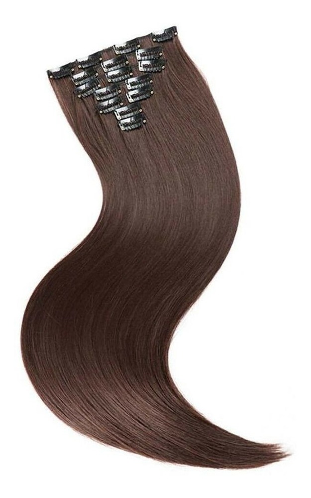 7 Conjuntos De Perucas Femininas De Cabelo Comprido - Imagem 7