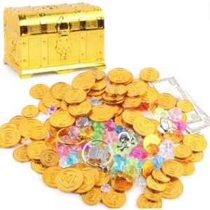 Brinquedo De Baú De Tesouro Infantil Caça Ao Tesouro - Conju