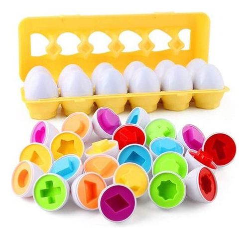 Ovos Montessori De Brinquedo Infantil Se Encaixam Em Formas - Imagem 11
