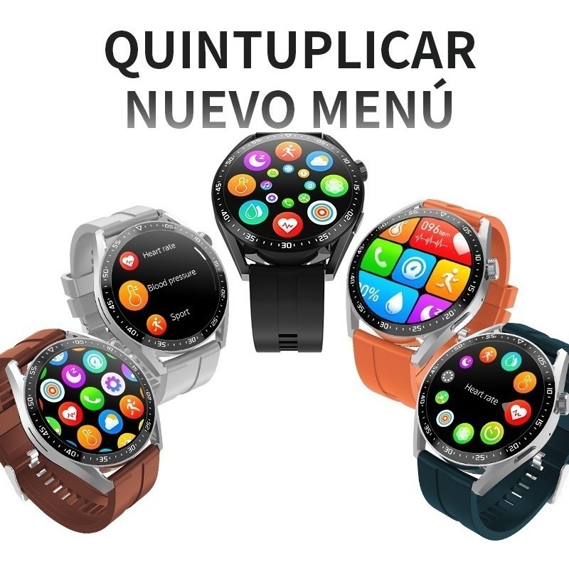 Novo Smartwatch Hw28 Bluetooth +nfc+phone, Verde - Imagem 8