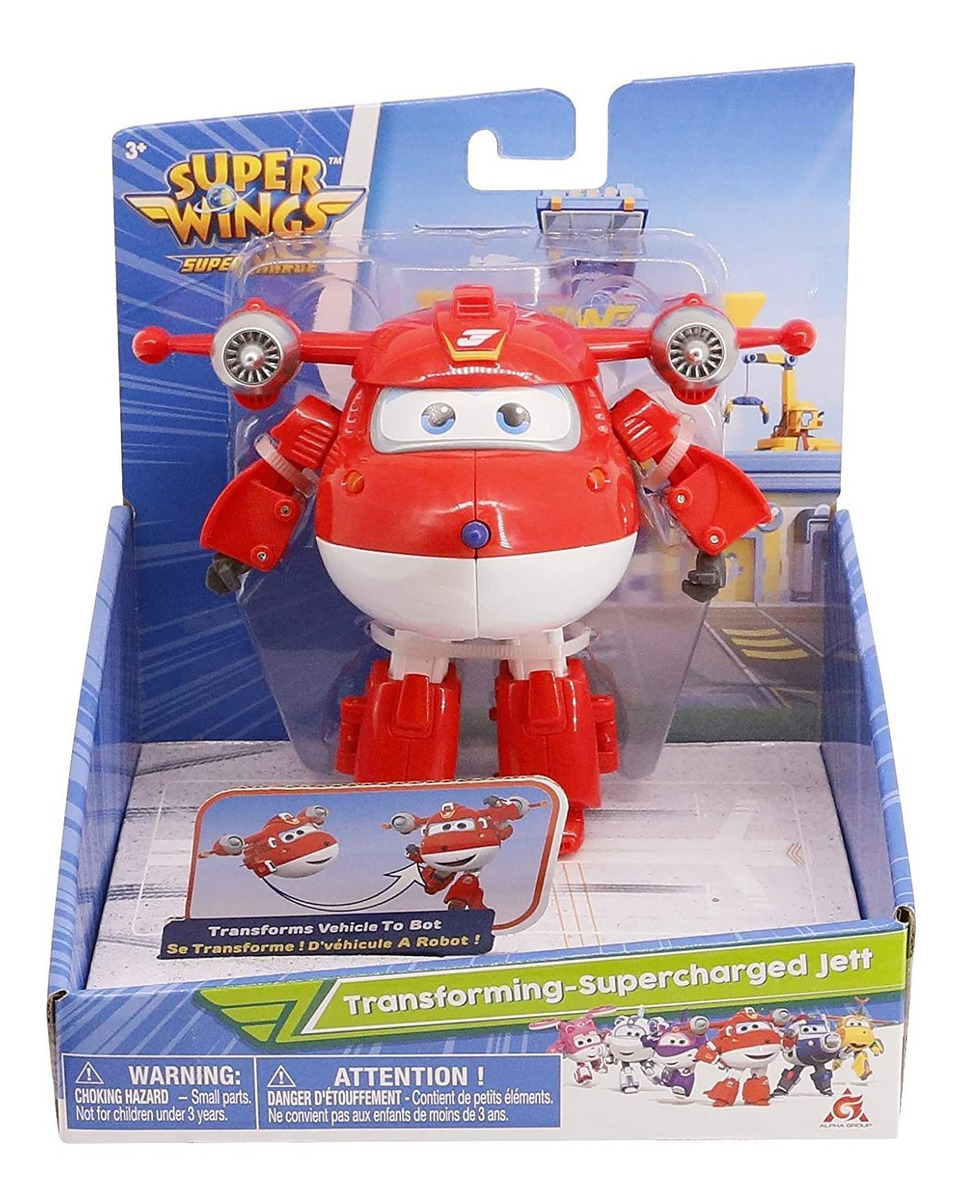 Super Wings 5 Transformando Avião Jett Supercharged - Imagem 3