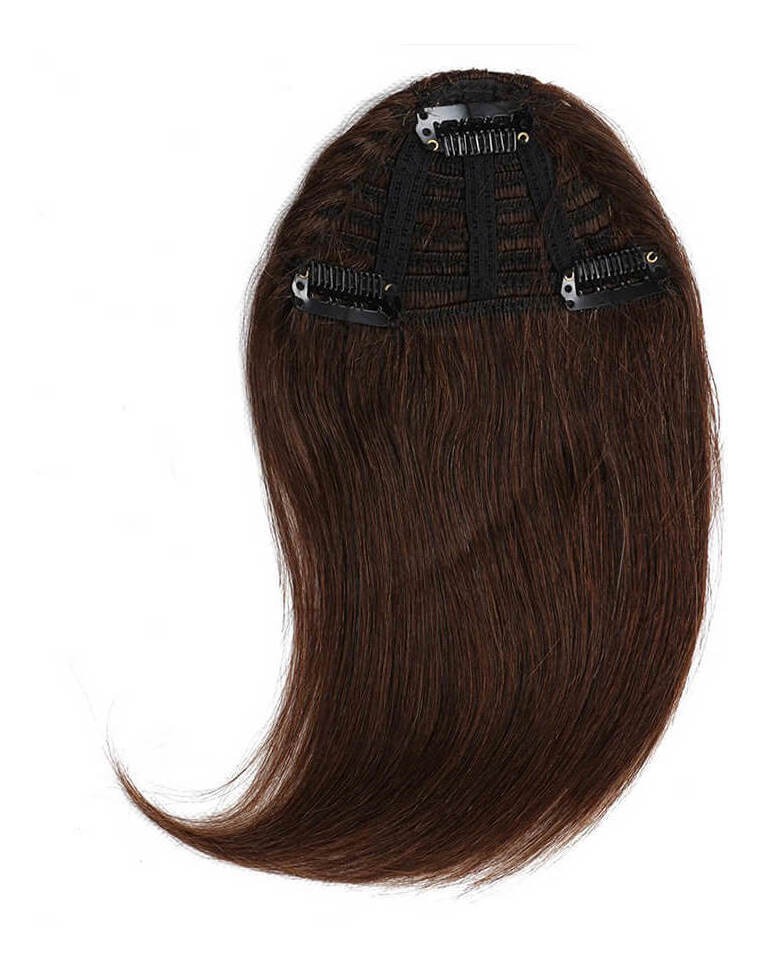 Peruca Cabelo Humano Virgem 20cm Franja - Imagem 11